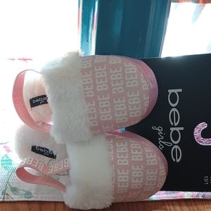 Bebe girls house shoes